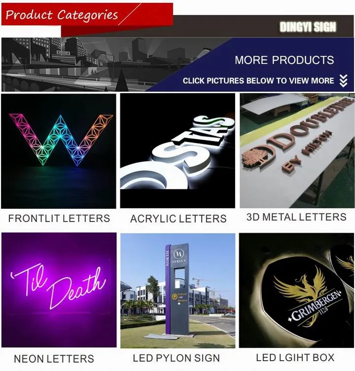 Professional Custom LED Backlit Electric House Numbers for Signs