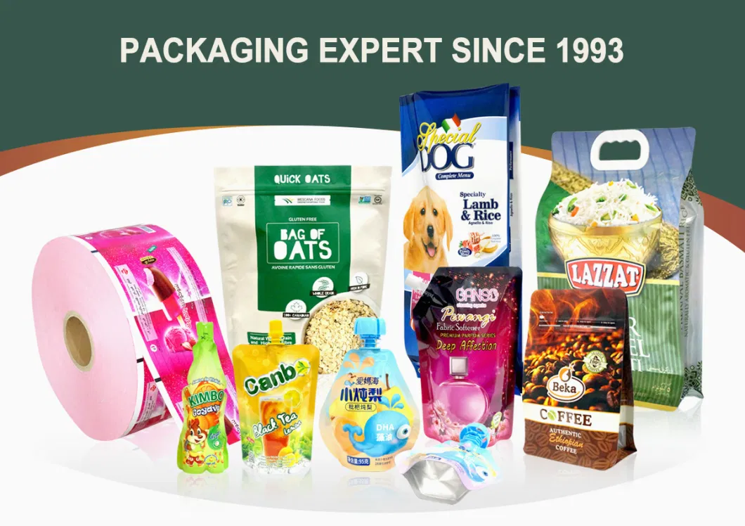 Dq Pack China Beverage Packaging Food Grade Plastic Bags Liquid Cream Packaging Doypack with Spout