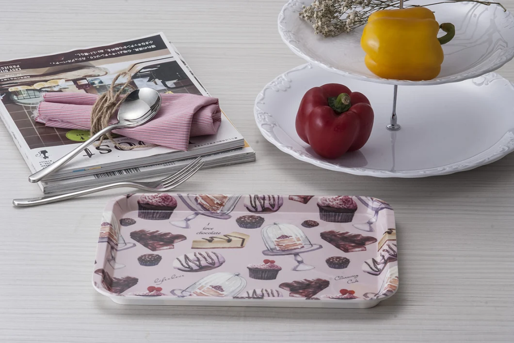 Melamine Plastic Tray Food Grade Melamine Serving Trays