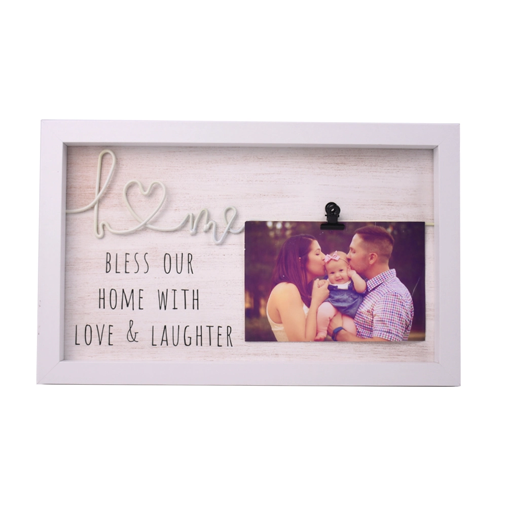 New Custom MDF Clip Photo Frame for Home Decoration