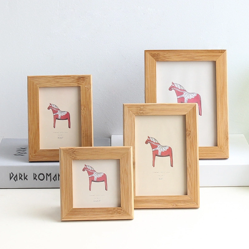 A3 A5 Mini Oak Rustic Fancy Colorful Red Photo Holder Cool Picture Frames with 5X7