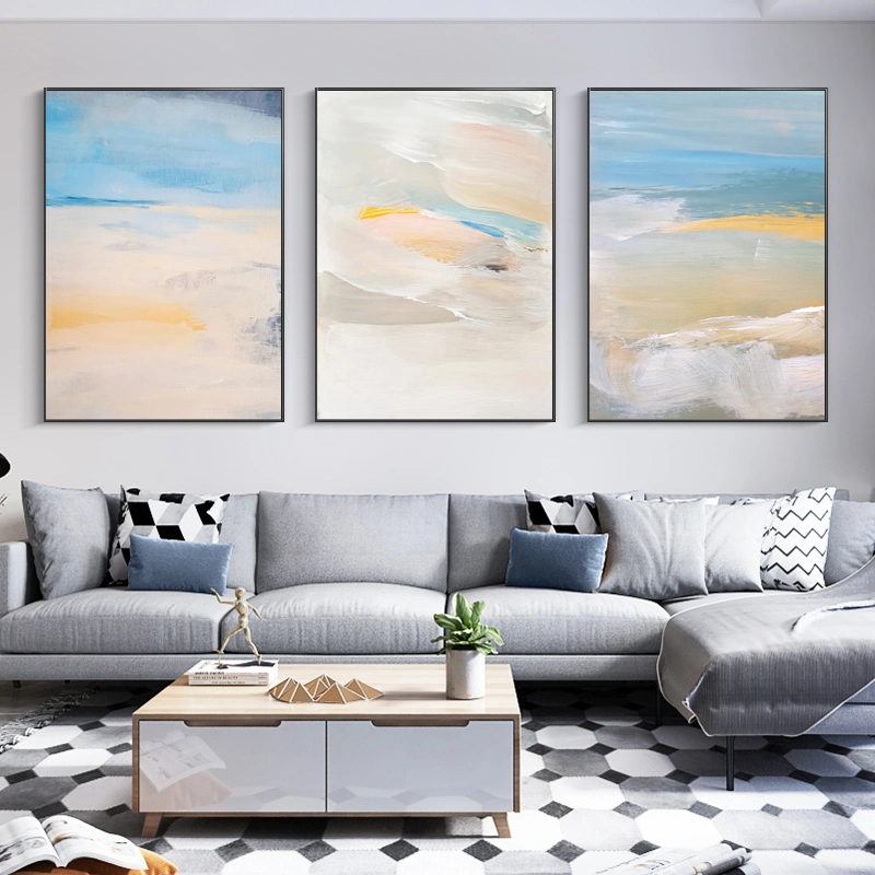 Abstract Seascape Canvas Wall Art Printing Painting Modern Cheap Custom Home Room Decoration Framed Picture Display