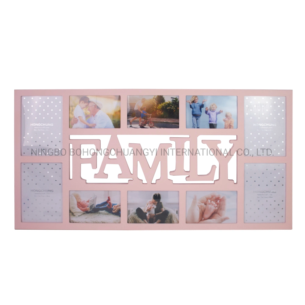 New Wooden Collage Family Frame for Wall Deceration