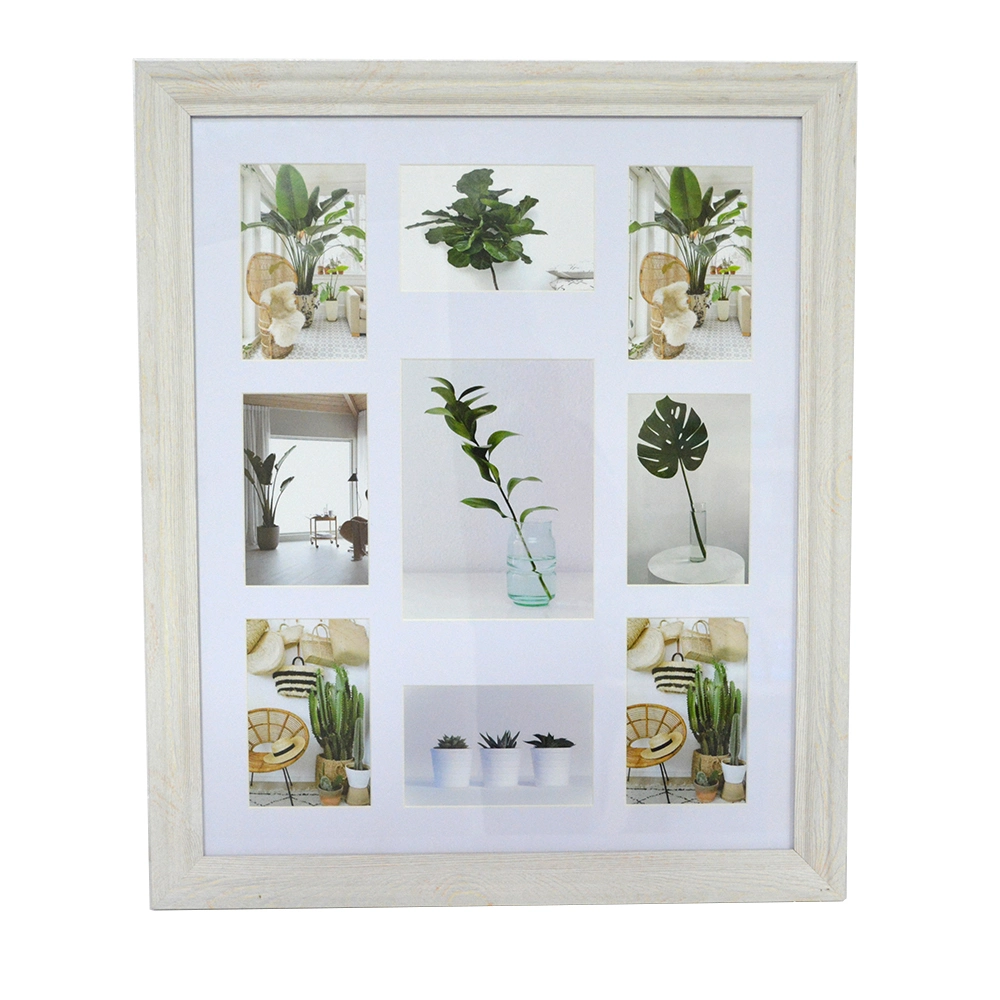 High Quality MDF Paper Wrap Photo Frame for Multiple Photos