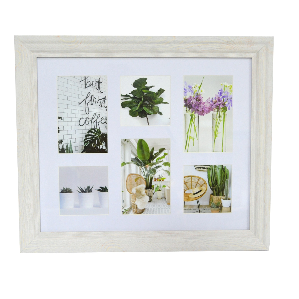 High Quality MDF Paper Wrap Photo Frame for Multiple Photos