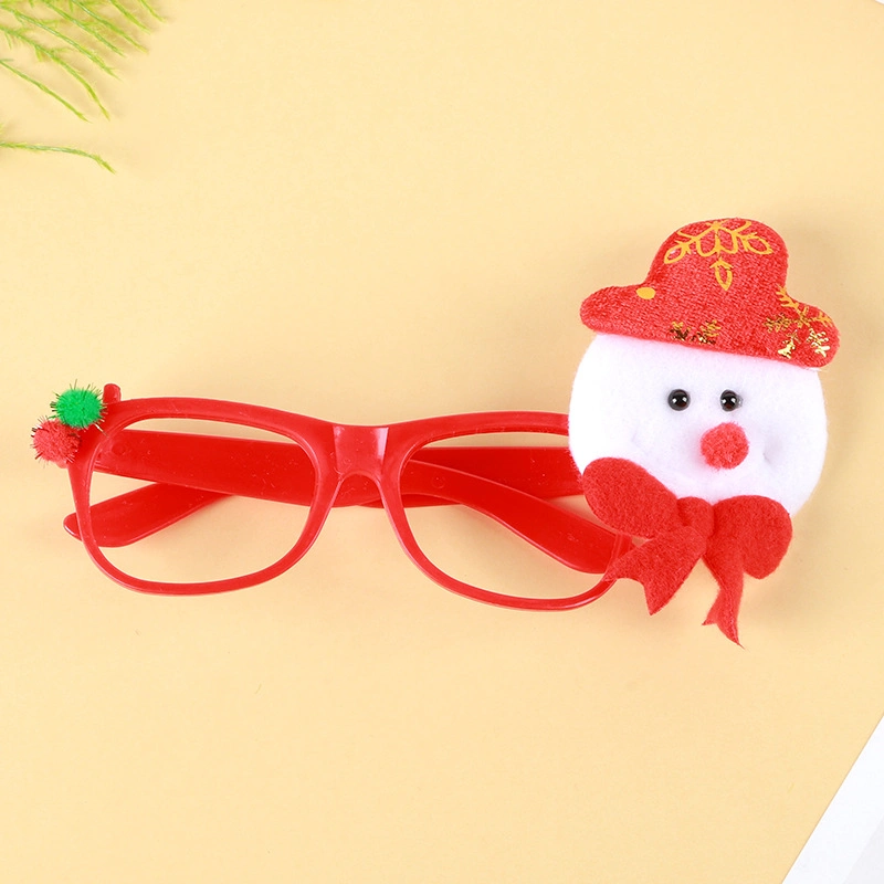 Christmas Decoration Glasses Children Snowman Eyeglass Frame