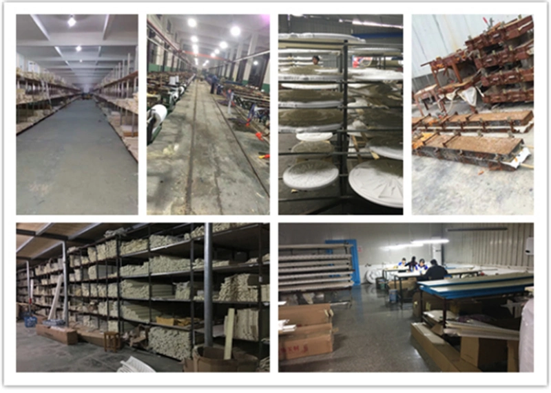 Home Decorative Carved Polyurethane Ornaments Onlays / Applique for Wedding