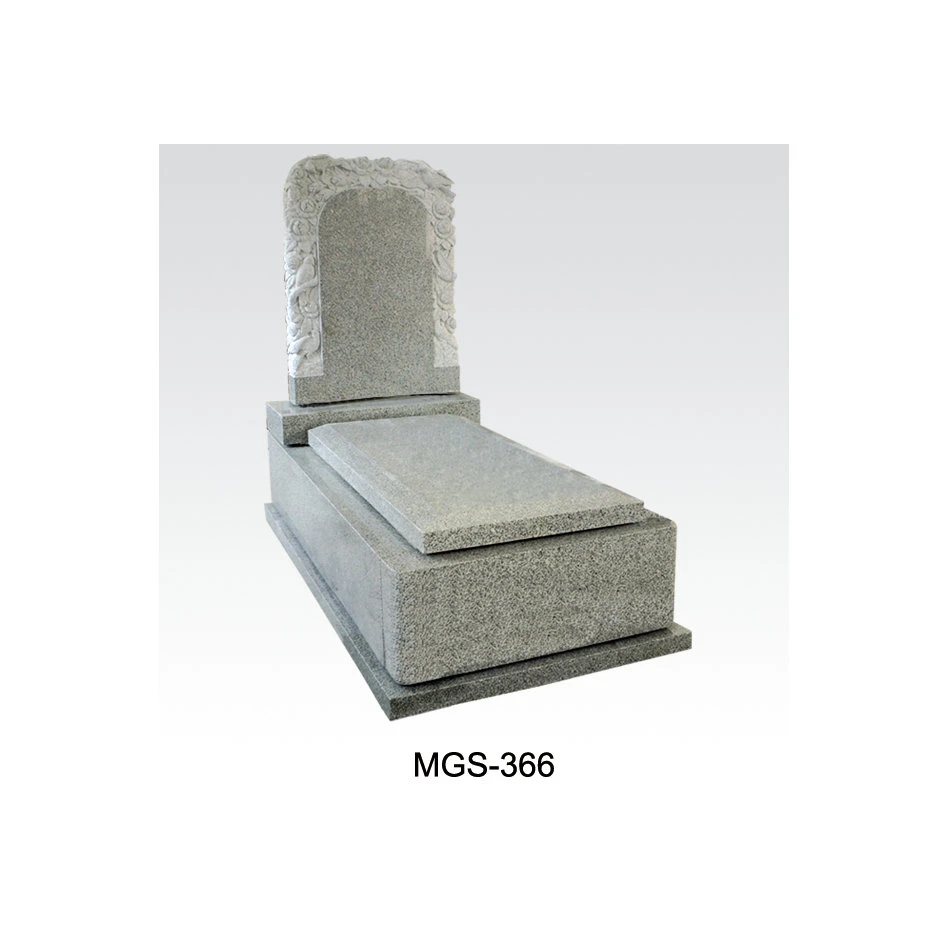 Wholesale Granite Cemetery Monument with Unique Design Cross 2% OFF