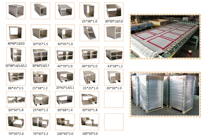 Aluminum Frame for Silk Screen Printing Multiple Profiles