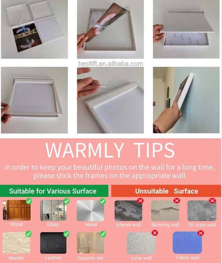 Adhesive Cardboard Foam Board for Wall Photo Mounting