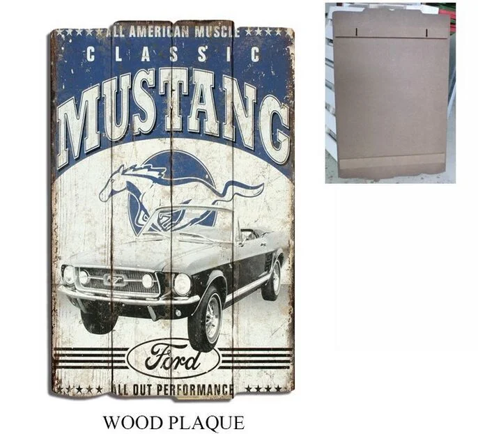 Wholesale Wooden Plaque with Old Route 66 Designs for Wall Decor