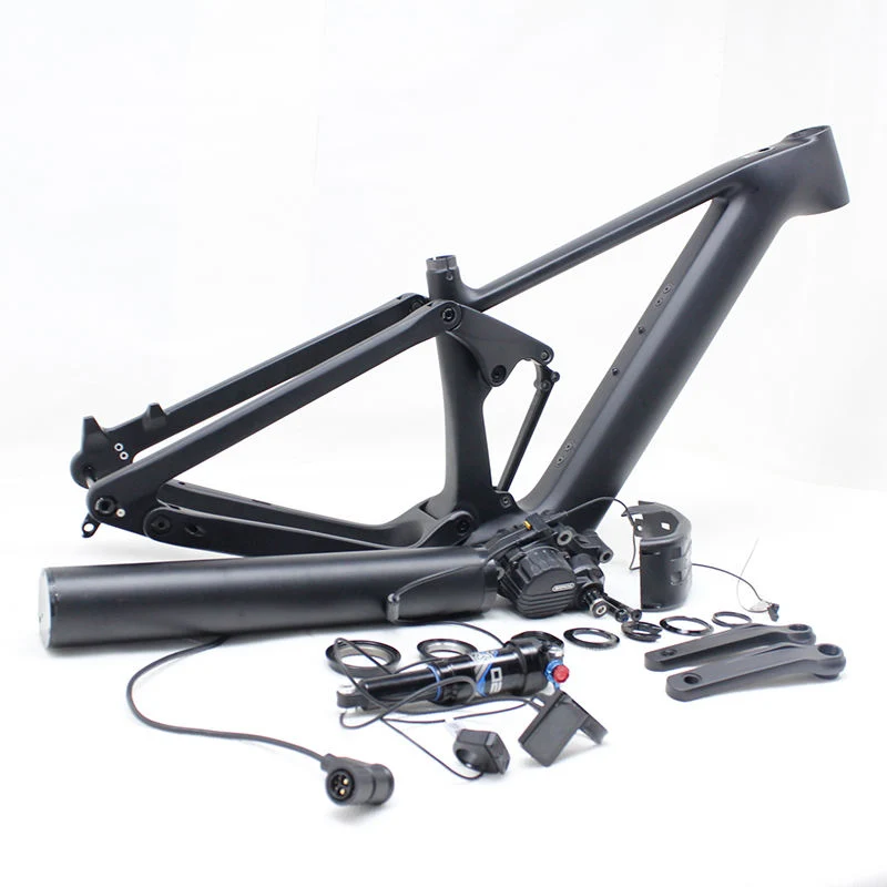 Unique Products to Sell Online 2023 29er Full Suspension Carbon Mountain Bike Frame Matte 29er/2.6&quot; Non Toxic Bafang M820