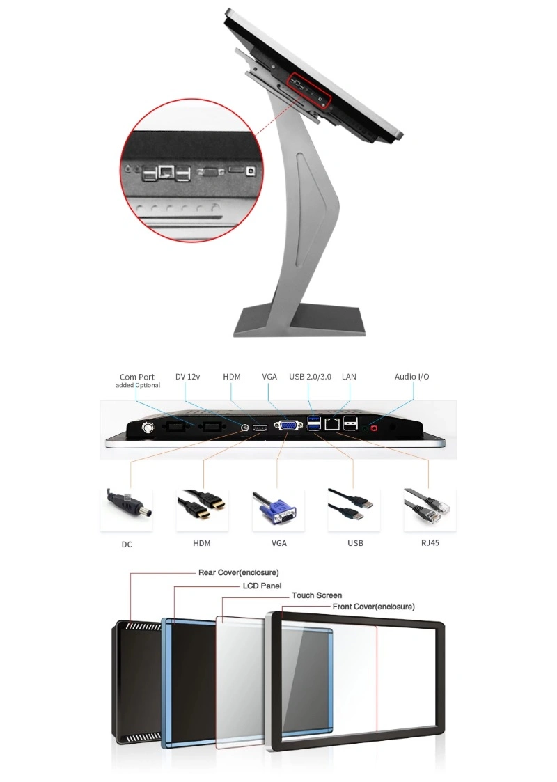 WiFi Android Advertising Touch Table Panel Free Photo Editing Download LCD Display