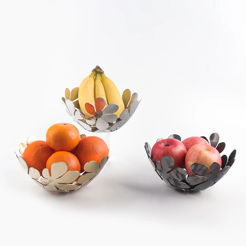 Stainless Steel Fashion Design Decorative Fruit Bowl