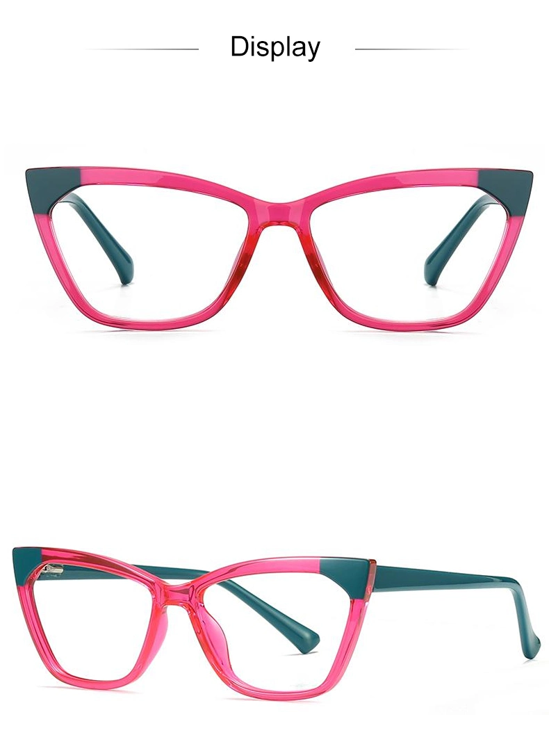 Small Temples Candy Solid and Crystal Color Assorted Tr90 Women Optical Frames