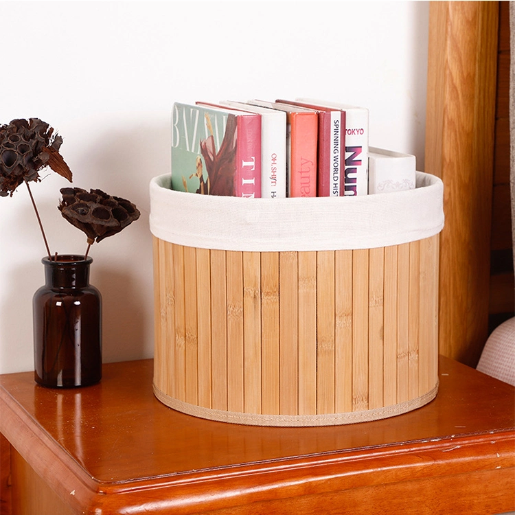 Clothes Parcel Bamboo Large Clothes Basket Bucket Cloth Box Bamboo Storage Basket