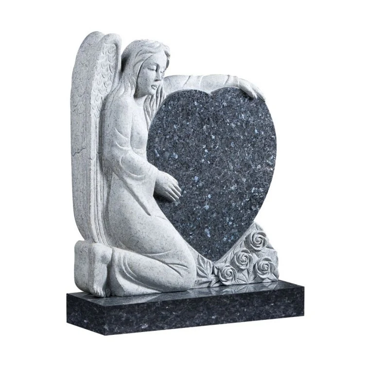 Natural Granite Stone Open Book Gravestone Memorial Plaques for Outside