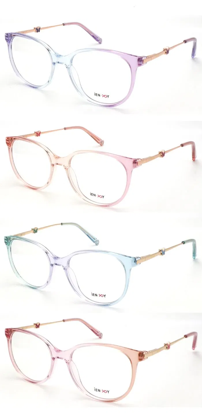 2024 New Style Cute Optical Spectacle Frame Durable Acetate Optical Frame for Teenagers