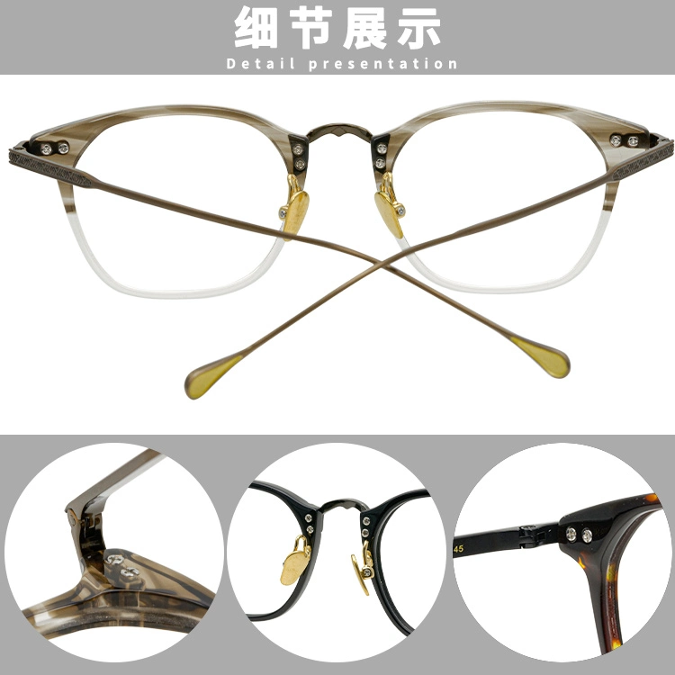 The Latest Popular Wholesale of Gentlemen&prime;s Titanium Optical Glasses Frames