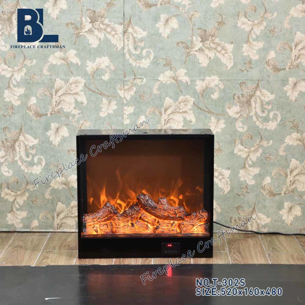 60&quot; Modern Artificial Flame Wall Mounted Electric Fireplace Insert