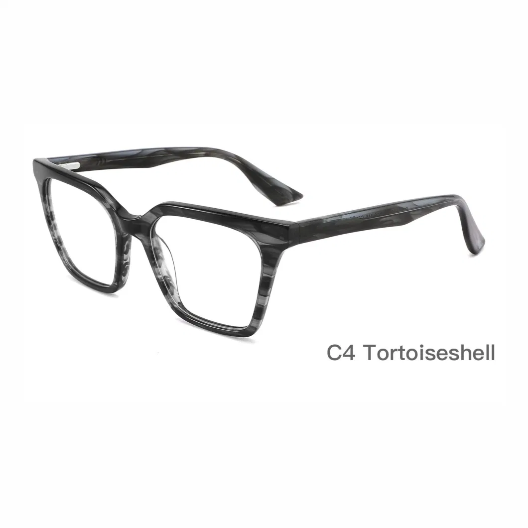 Promotion New Color OEM Square Shape Acetate Eyewear Glasses Optical Frame