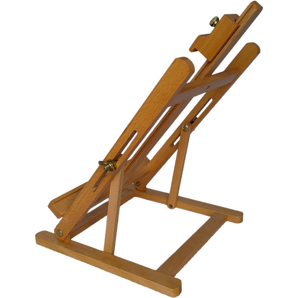 Adjustable Tabletop Wooden H-Frame Studio Easel