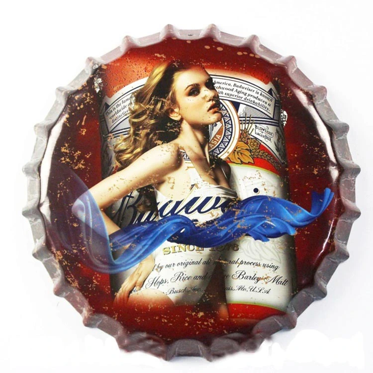 Hot Selling Beer Signs Decorative Craft Gift Wall Metal Plaque