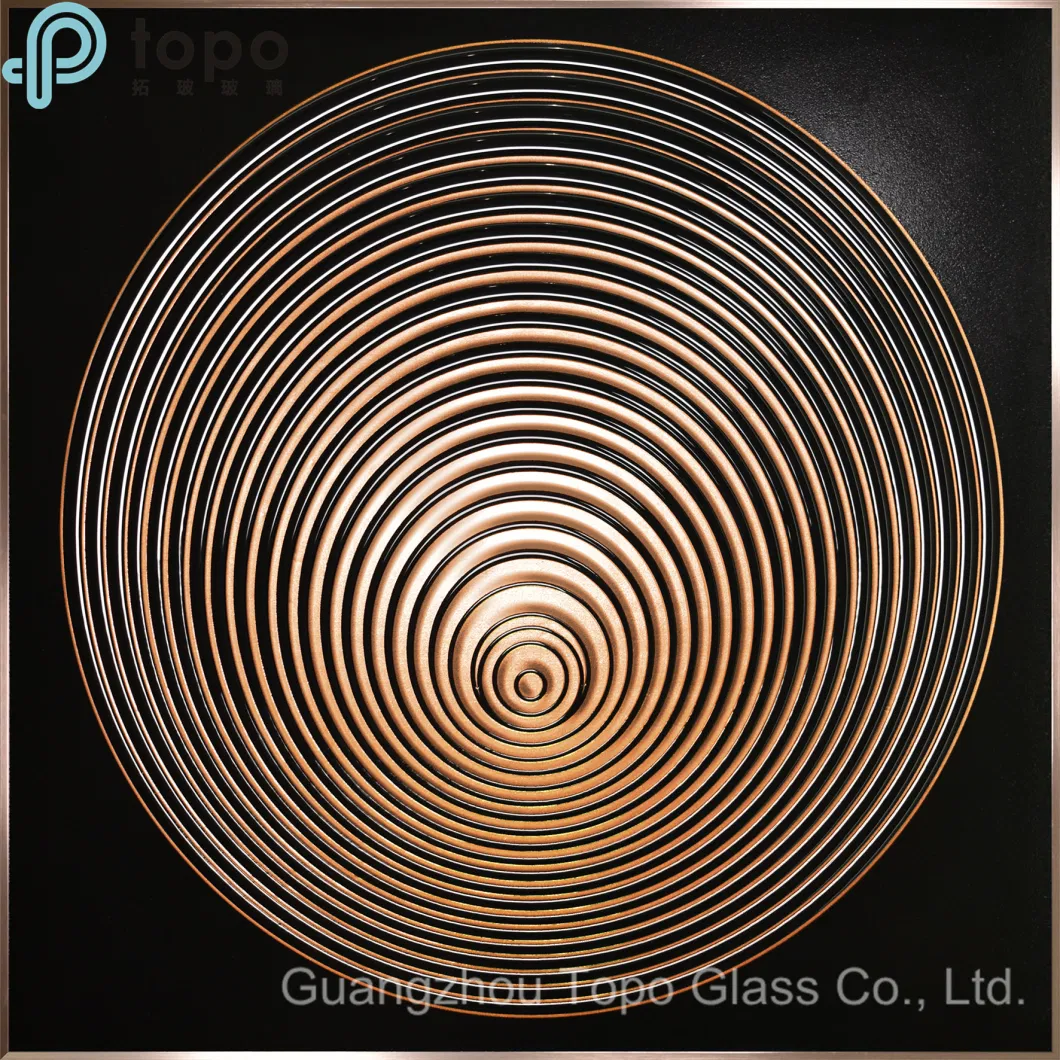 Abstract Art Glass Painting for Decorative Craft (MR-YB6-2043D)