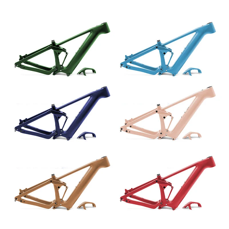 Unique Products to Sell Online 2023 29er Full Suspension Carbon Mountain Bike Frame Matte 29er/2.6&quot; Non Toxic Bafang M820