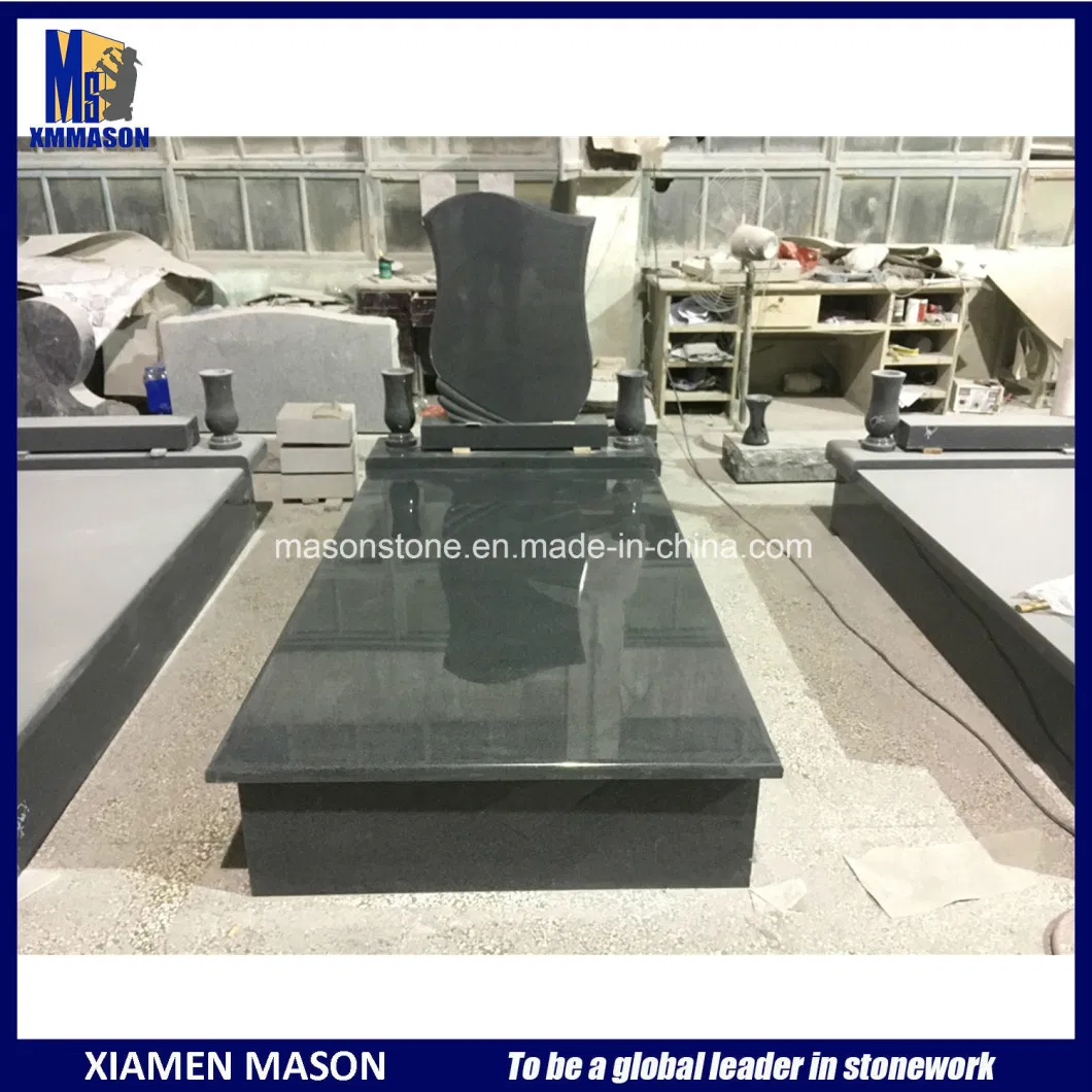 European Funeral Granite Custom Plaque for Garden Decoration