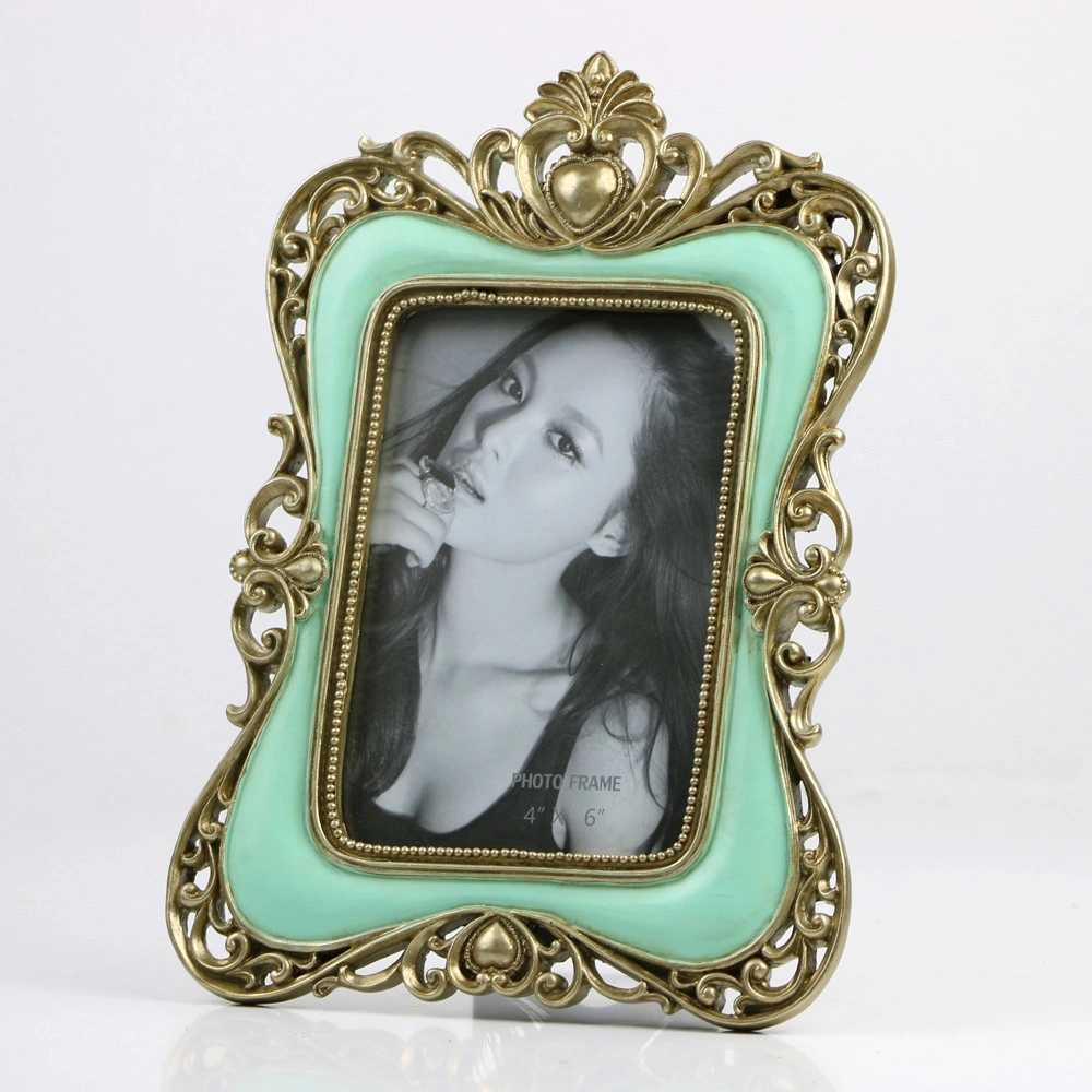 Natural Resin Christmas Tabletop Decoration Resin Vintage Antique Photo Picture Frame