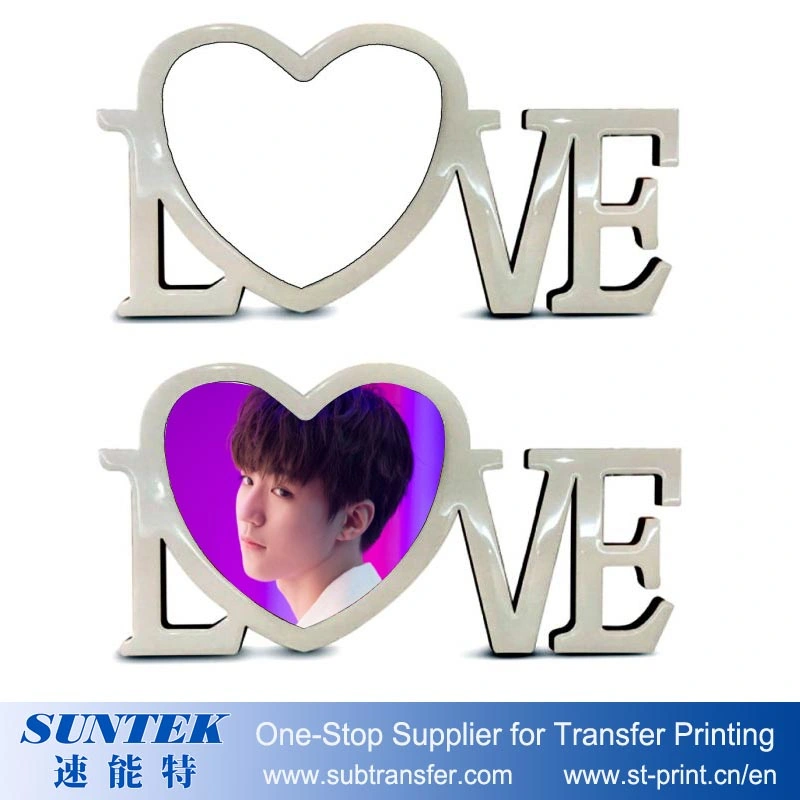 Valentine&prime;s Day Gift - Crystal MDF Photo Frame for Sublimation