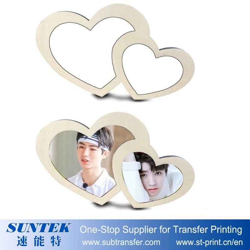 Valentine&prime;s Day Gift - Crystal MDF Photo Frame for Sublimation