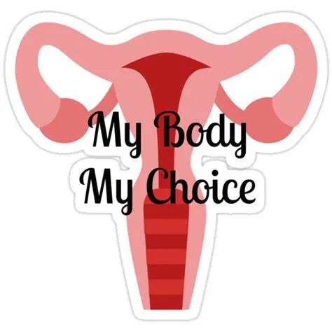 Wholesale New Trendy Design My Body My Choices Lgbt Vinyl Sticker Feminism Stickers Custom