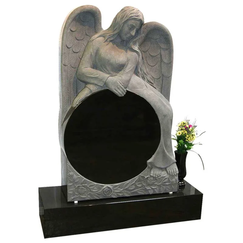 China Cheap Price Custom Single Upright Headstones Monuments