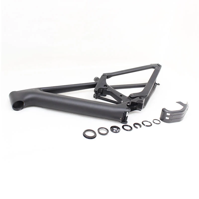 Unique Products to Sell Online 2023 29er Full Suspension Carbon Mountain Bike Frame Matte 29er/2.6&quot; Non Toxic Bafang M820