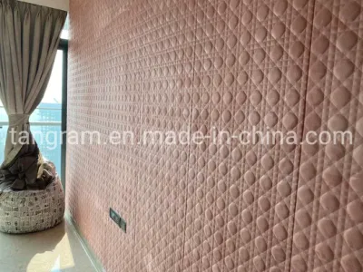  Настенная панель из мягкой кожи 3D Soundproof Wall Decor для домашнего интерьера