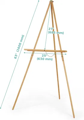 Деревянный трипод для художников Эзель с лотком, регулируемый асель для свадебных вывесок, складные аслы