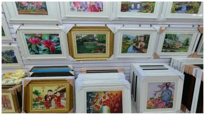  Богатые виды художественных росписей Picture Frame стены интерьер оптовая торговля