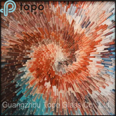 Китайский закаленного геометрической Glass-Painting в Гуанчжоу (РУКОВОДСТВО ПО РЕМОНТУ-YB6-2021A)