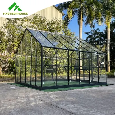 Металлический завод Структура Greenhouse Kit алюминиевый каркас сад сад задворка Greenhouse