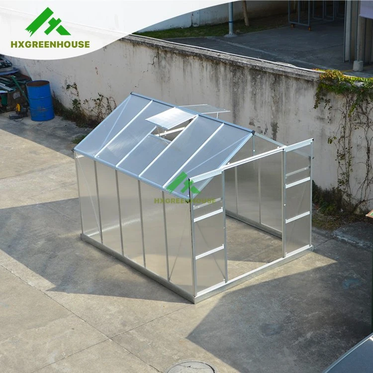 Widely Used Large Plant Grow Box with Plastic Cover and Green Aluminum Frame Hx65120-1 Series