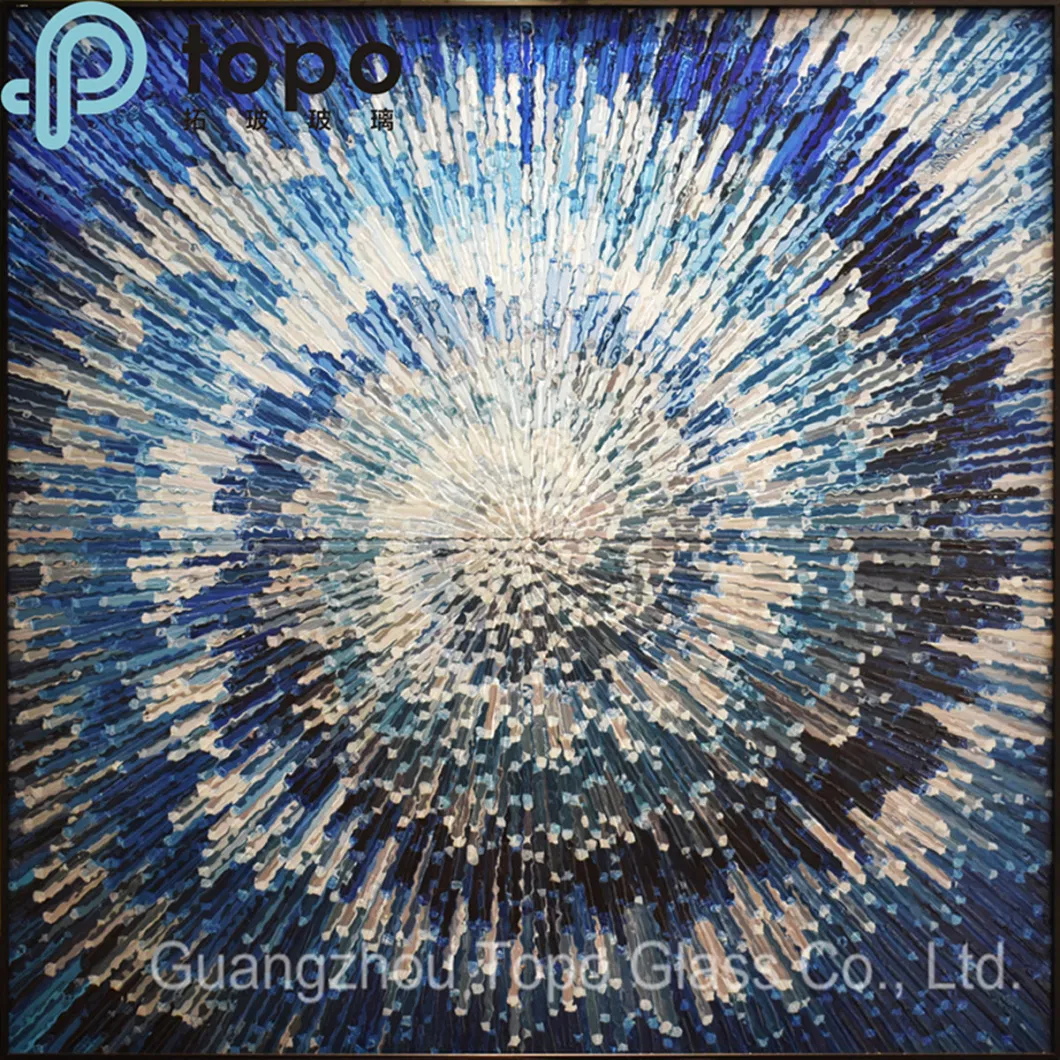 Decorative Geometric Three-Dimensional Glass Paintings (MR-YB6-2020A)