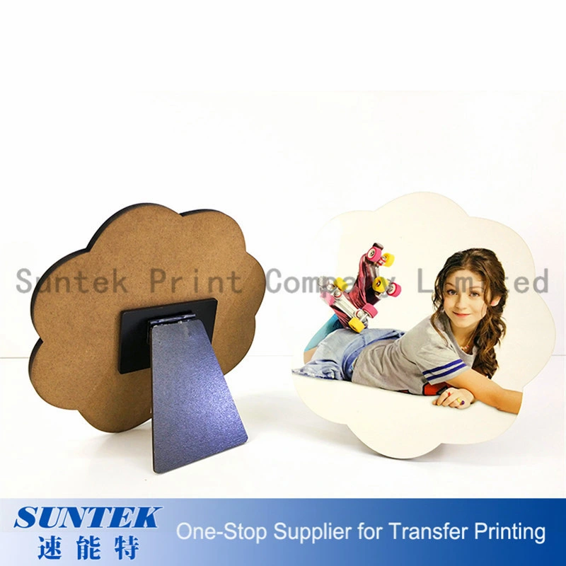 Flower Shape Sublimation MDF Photo Frame 150*150*5mm