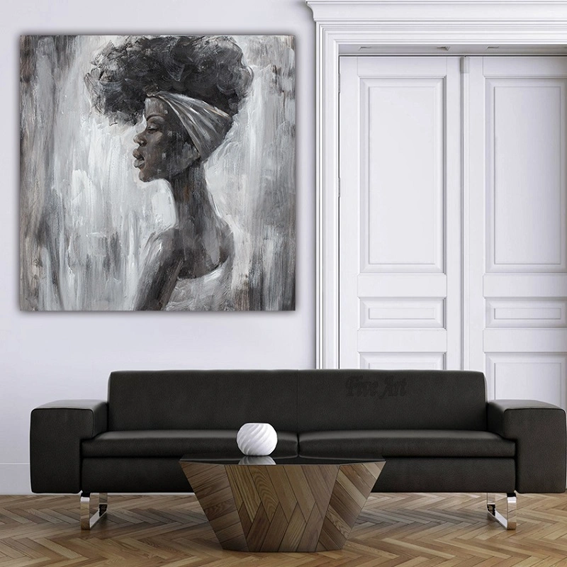 Oil Painting Canvas African Black Women Canvas Wall Art