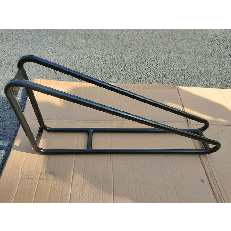 Triangle Black Coated Metal Wall Display Bike Hangers