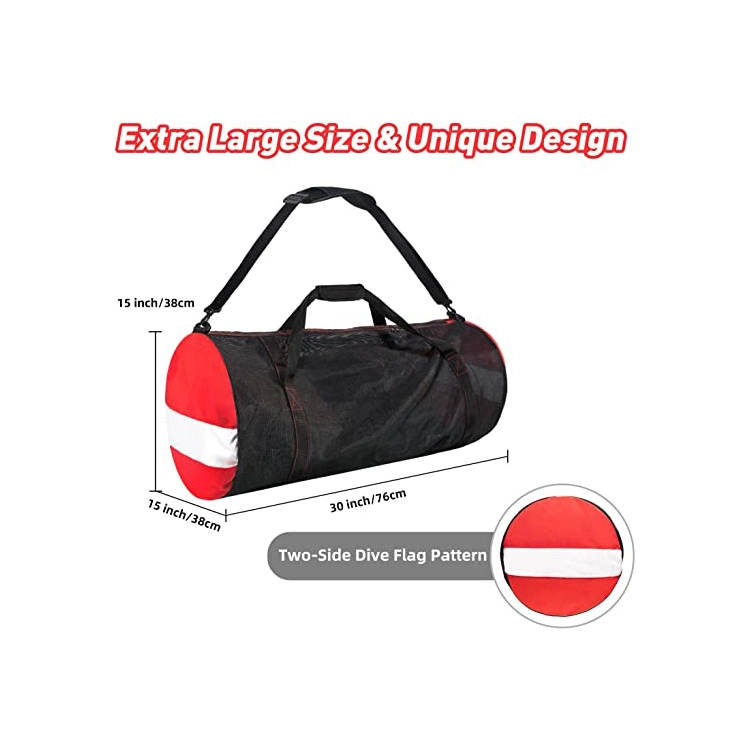 Extra Large Sport Beach Bags Sports Balls Gym Scuba Gear Tote Diving Fin Bag for Snorkeling, Rafting, and Water Sports