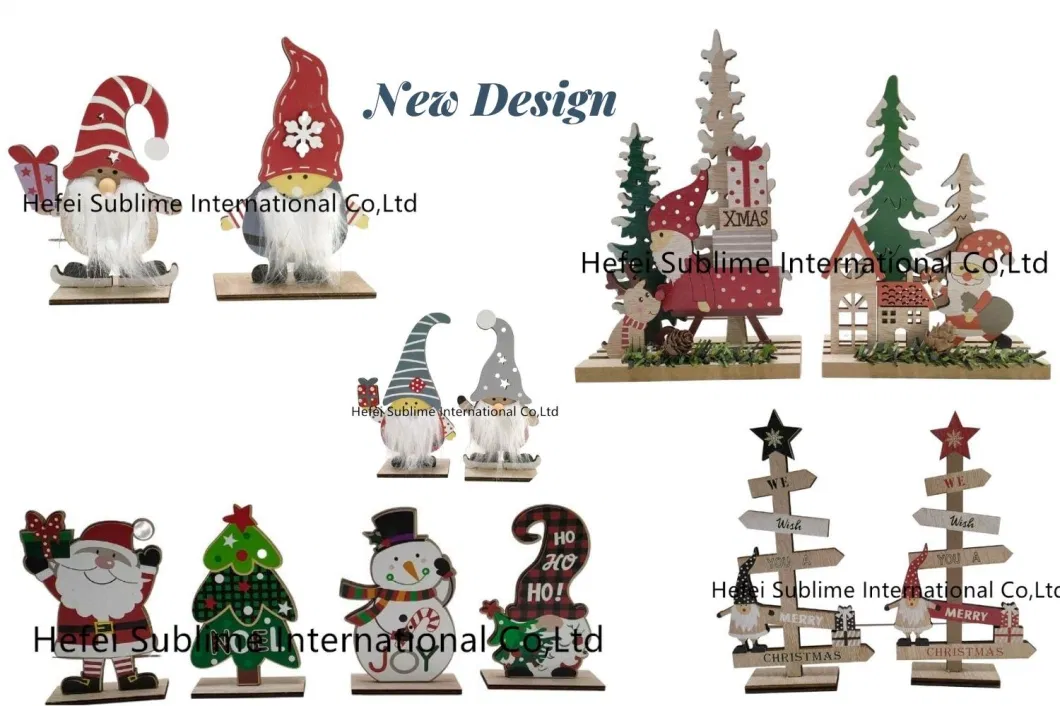 House Christmas Ornaments 3D Wooden Home Sweet Home Hanging Ornaments Housewarming Gift Ideas Xmas Decorations