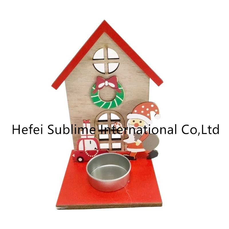 House Christmas Ornaments 3D Wooden Home Sweet Home Hanging Ornaments Housewarming Gift Ideas Xmas Decorations