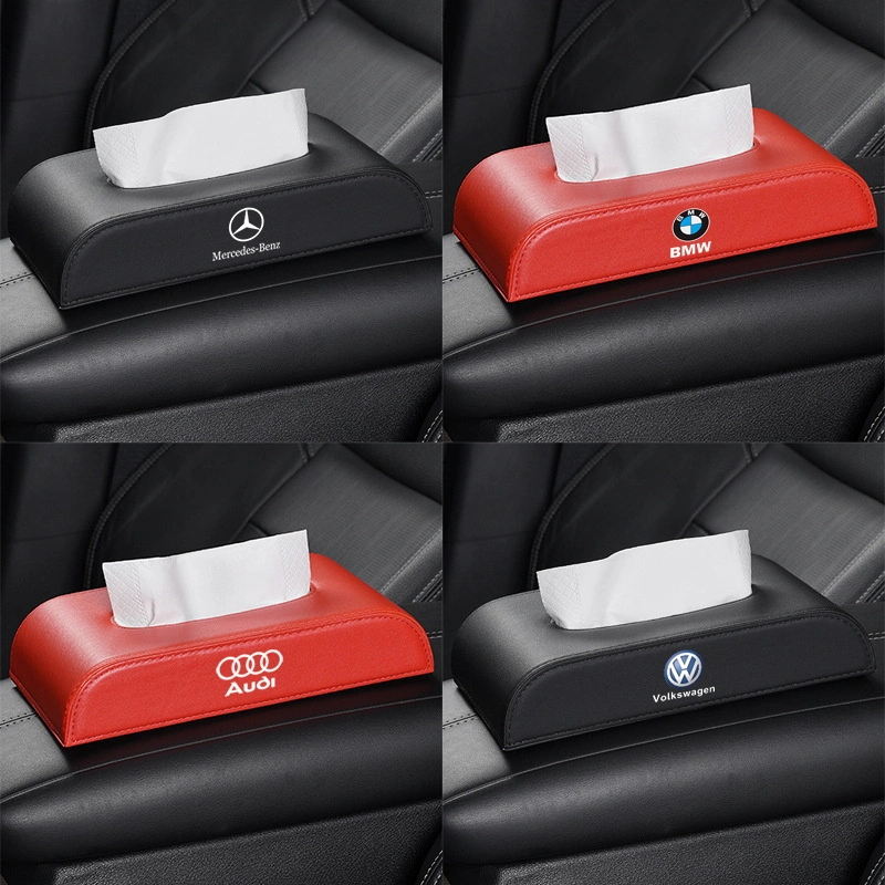 Car Tissue Box Cover Decorative Napkin Facial Tissues Holder Dispenser